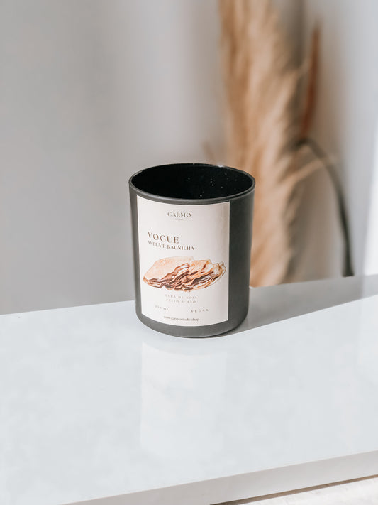 Vela de frasco - coleção de Natal