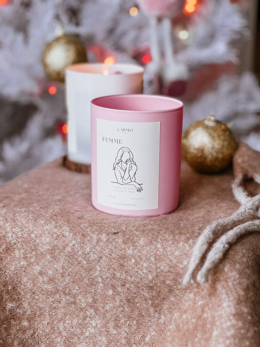 Vela de frasco FEMME