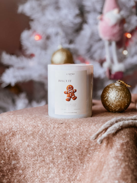 Vela de frasco - coleção de Natal